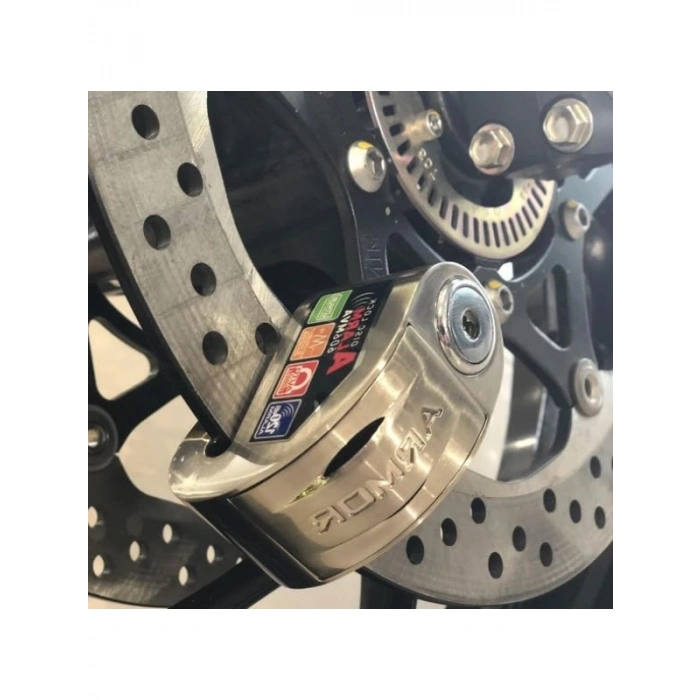 6Mm Gri Alarmlı Disk Kilidi