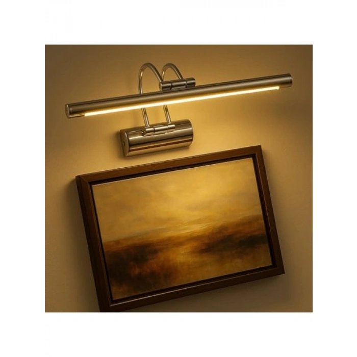 6W Krom Kasa LED Duvar Aplik | 3200K Gün Işığı