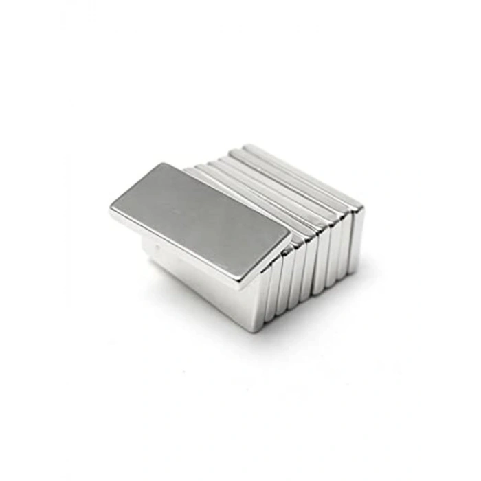 7 Adet Neodyum Mıknatıs, Dikdörtgen 20x10x2 mm Ölçülerle Güçlü Çekim