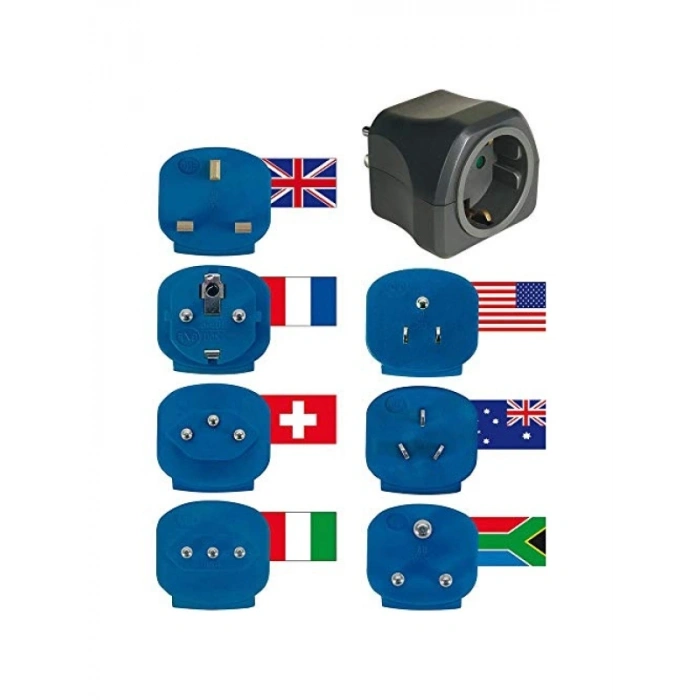 7 Başlıklı Seyahat Adaptörü, Evrensel Kullanım için