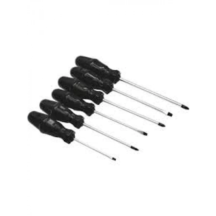 7 Parça Mıknatıslı Tornavida Seti - Düz ve Yıldız Uçlar