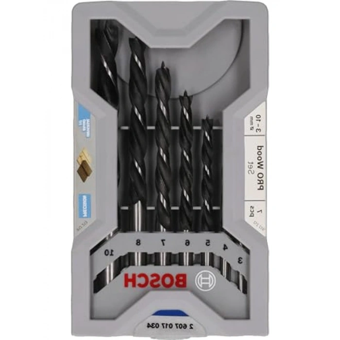 7 Parçalı Ahşap Matkap Ucu Seti, Uzun Ömürlü ve Dayanıklı