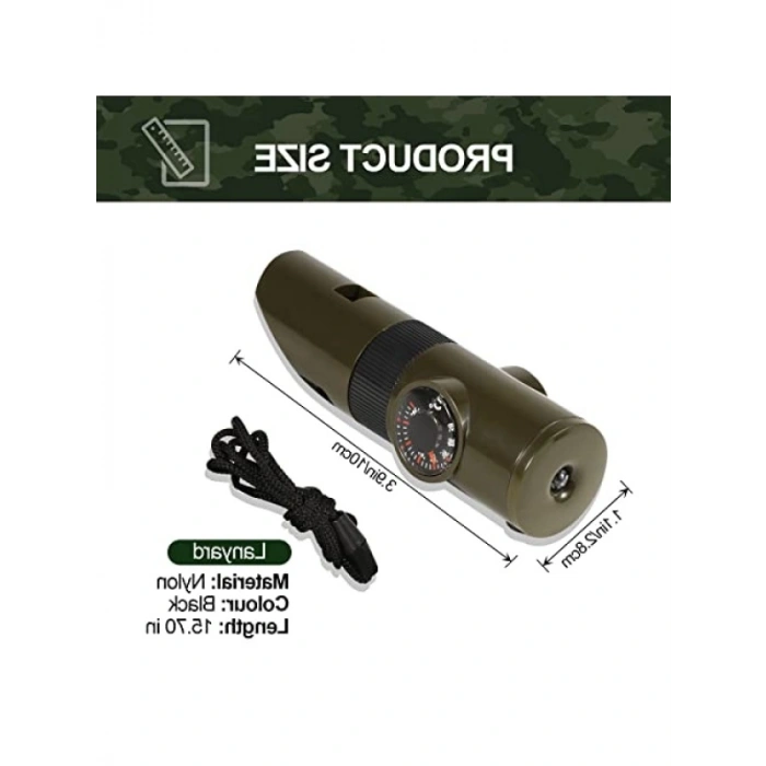 7si 1 Arada Hayatta Kalma Düdüğü - Acil Durum Seti