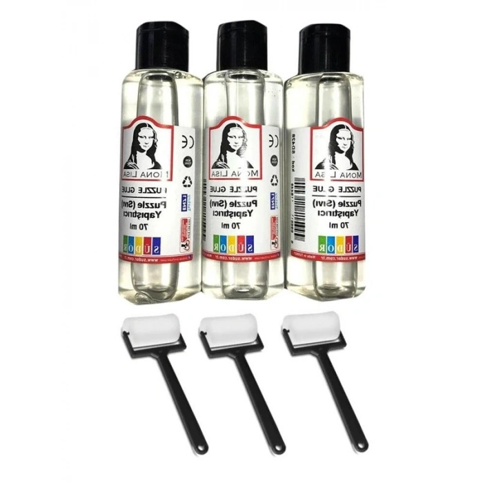 70 ml Puzzle Yapıştırıcı ve Silindir Sünger Fırça Seti