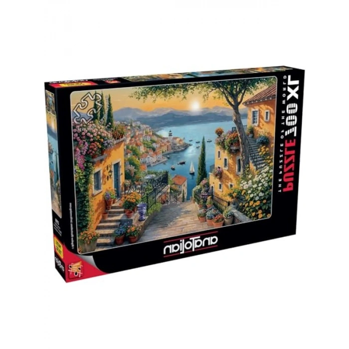 700 Parça Limana Doğru Temalı Puzzle, Eğlenceli Aktivite