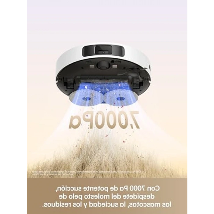 7000Pa Güçlü Emiş Kapasitesine Sahip Robot Vakum ve Paspas, Akıllı Temizlik