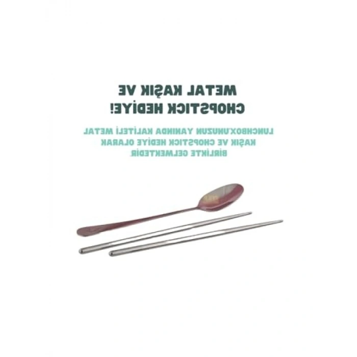 700ml Kapasiteli Tek Katlı 2 Bölmeli Çelik Sefer Tası