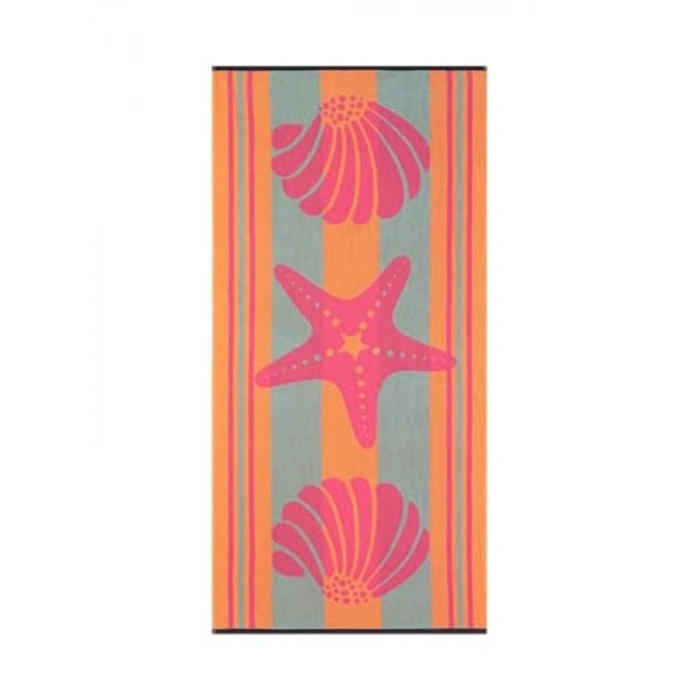 70x150 cm Boyutunda Pembe Renkli Plaj Havlusu