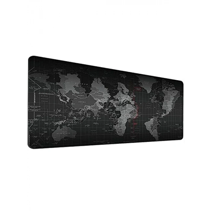 70x30 cm Dünya Haritası Desenli Kaymaz Oyun Mousepad