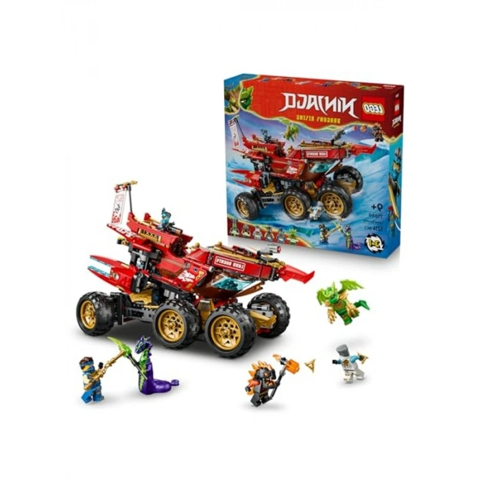 71869 LEGO NINJAGO Kara Gemisi, 9 Yaş ve Üzeri için 1214 Parça Yaratıcı Set