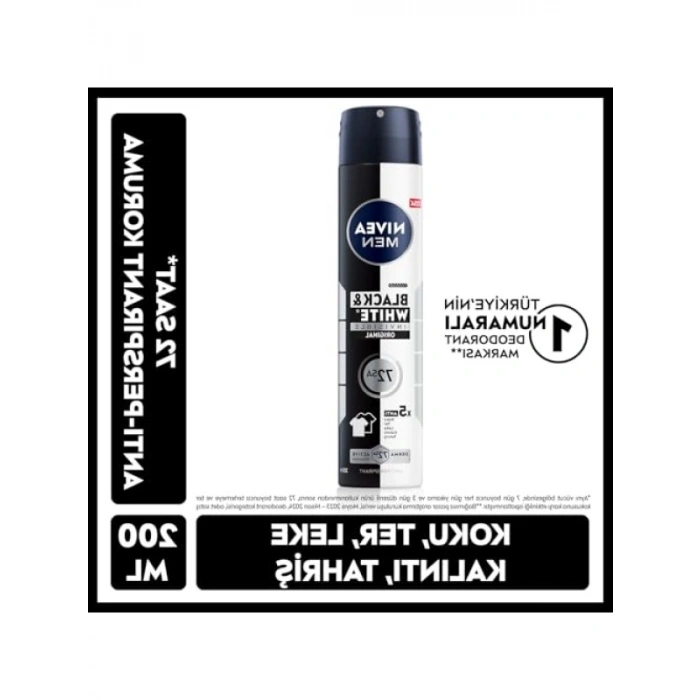 72 Saat Etkili Erkek Sprey Deodorant