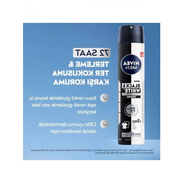 72 Saat Etkili Erkek Sprey Deodorant