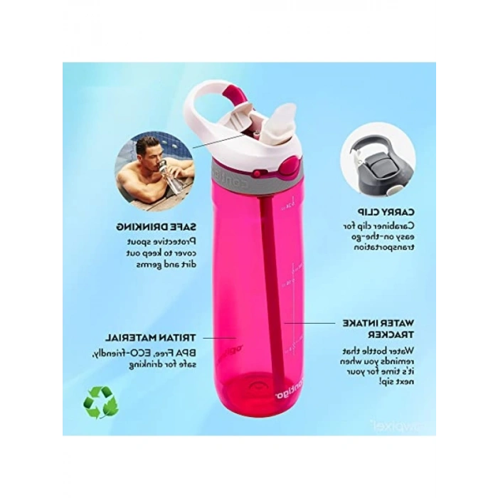 720 ml Kapasiteli Sızdırmaz Suluk, Pembe