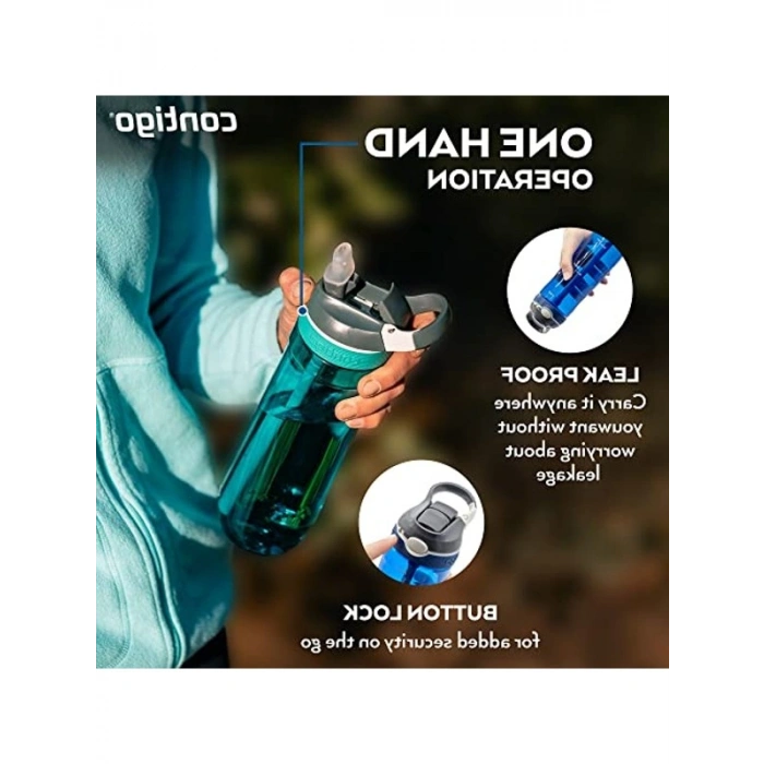 720 ml Mor Renkli Tritan Suluk, Su ve İçecekler için