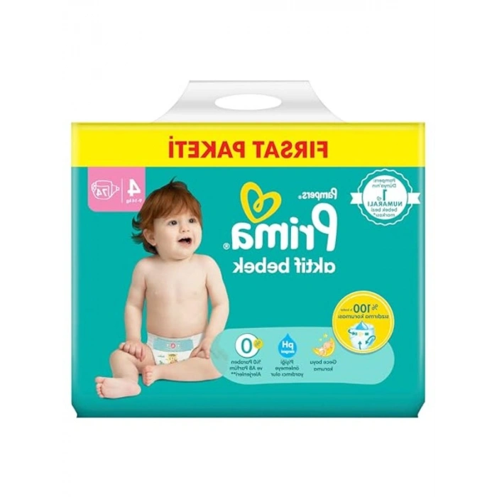 74 Adet Aktif Bebek Beden 4 Mega Fırsat Bebek Bezi Paketi
