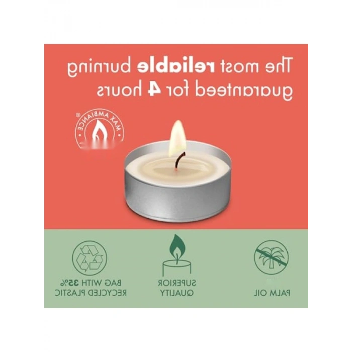 75 Adet Doğal Bitkisel Bal Mumu Çaydanlık Mum