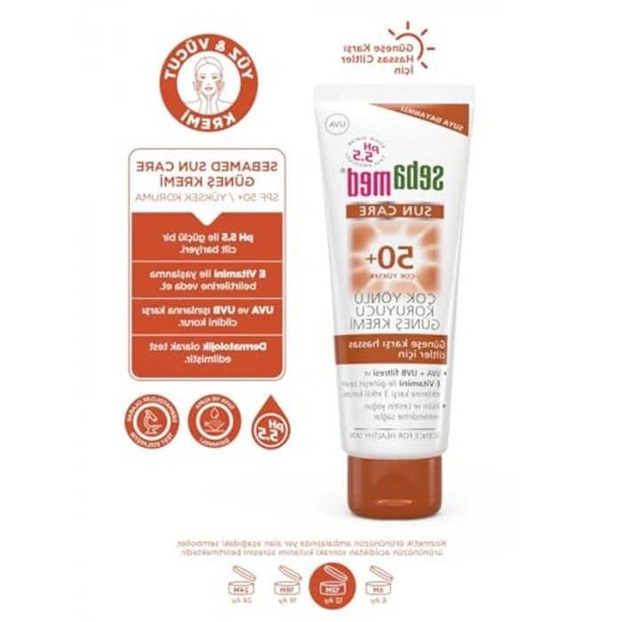 75 ml Yüksek Koruma Sağlayan SPF 50 Güneş Kremi