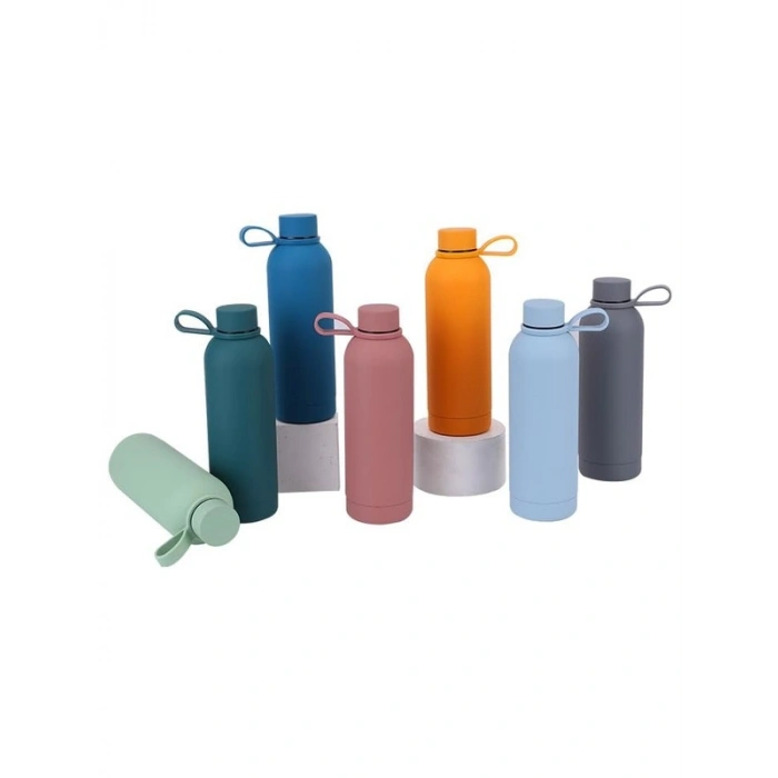 750 Ml Kapasite Kırmızı Çelik Termos, Dayanıklı ve Pratik