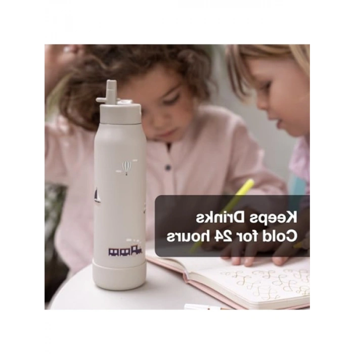 750 ml Kapasiteli 3 Katmanlı Paslanmaz Çelik Termos Seti