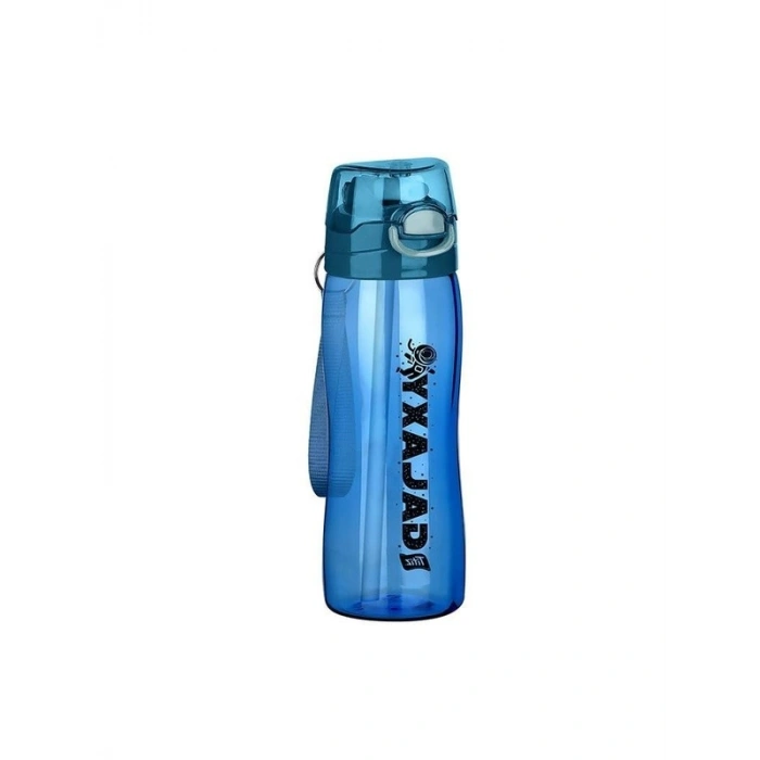 750 ml Pipetli Sporcu Su Matarası, Mavi Renk, Kullanışlı