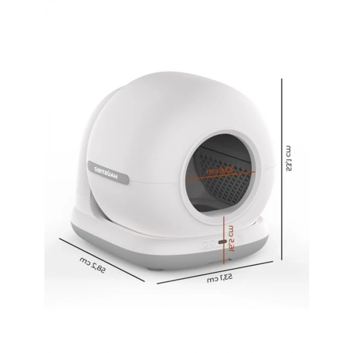 75lt Akıllı Kedi Tuvaleti, Uzaktan Kontrol ve 45 Adet Çöp Torbası