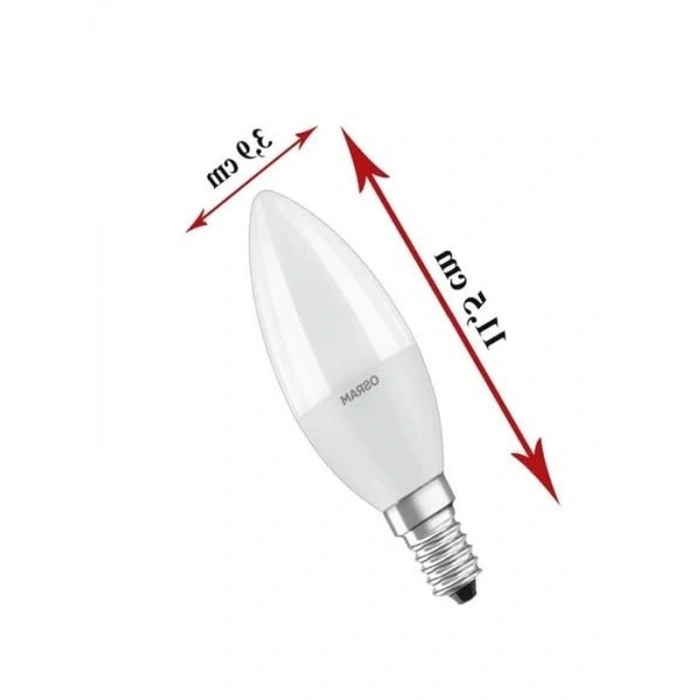 75W (60W) 3lü Beyaz Led Ampul, 6500K E14