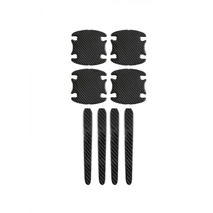 8 Adet Araç Kapı Ayna Çizik ve Darbe Önleyici Koruma Seti, Şeffaf