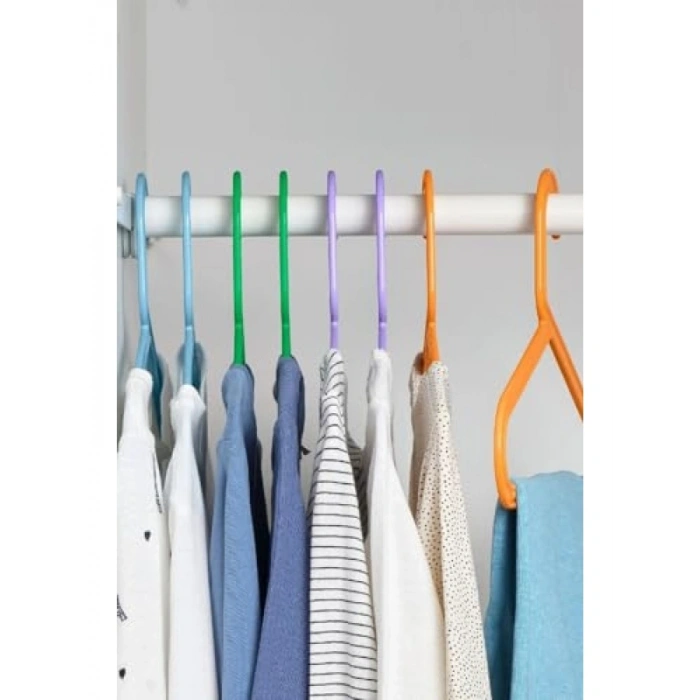 8 Adet Çocuk Giysi Askısı - Elbise Askısı Seti