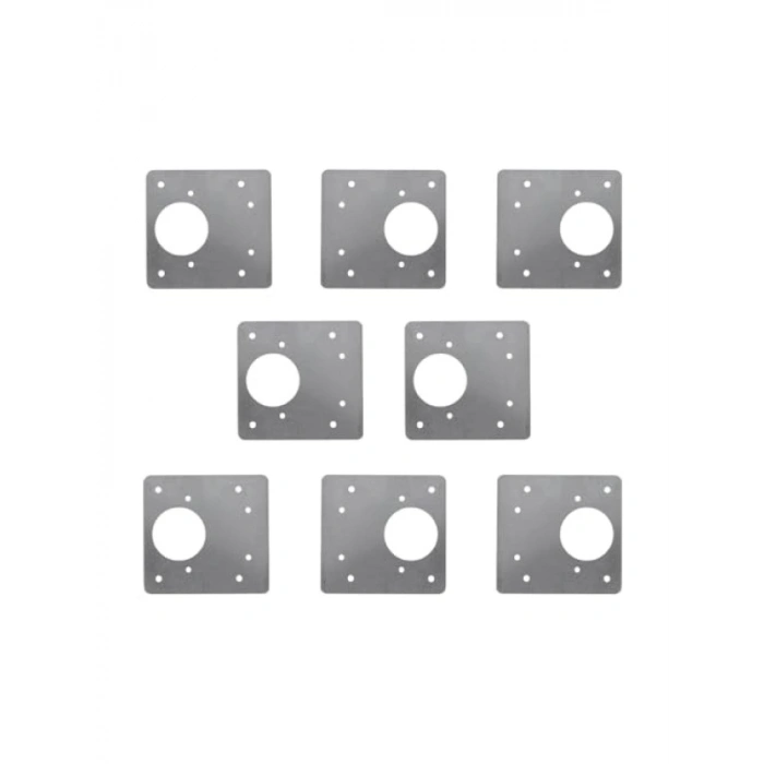 8 Adet Dolap Kapak Taş Menteşe Tamir Kiti - 8x8.5 cm