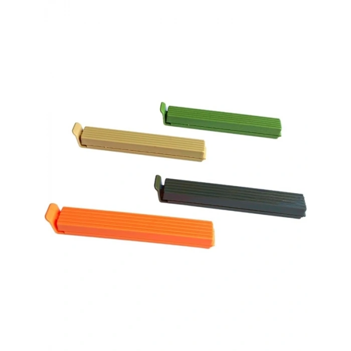 8 Adet Renkli Poşet Klipsi - Ambalaj Kapatma