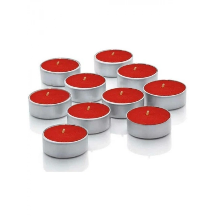 8 Adet Renkli Suda Yüzen Tealight Mum Seti