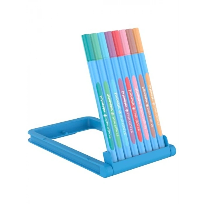 8 Adet Üç Köşeli Pastel Tükenmez Kalem Seti