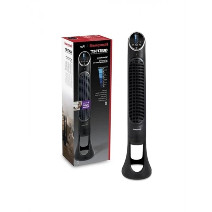 8 Hızlı QuietSet Tower Fan, Uzaktan Kumanda ile Kontrol
