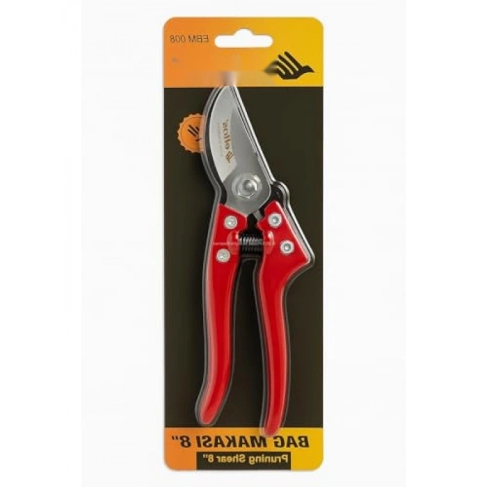 8 İnç Profesyonel Bağ Makası - Karbon Çelik Bıçaklı