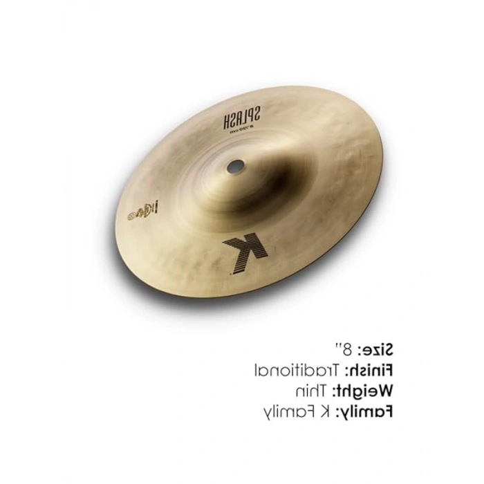 8 inç Splash Cymbal - Canlı Performanslar İçin İdeal
