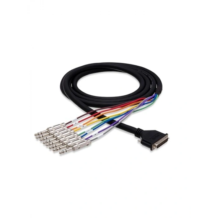 8li DB25-TRS Snake Kablo 3 m - Dayanıklı Metal Konektörler