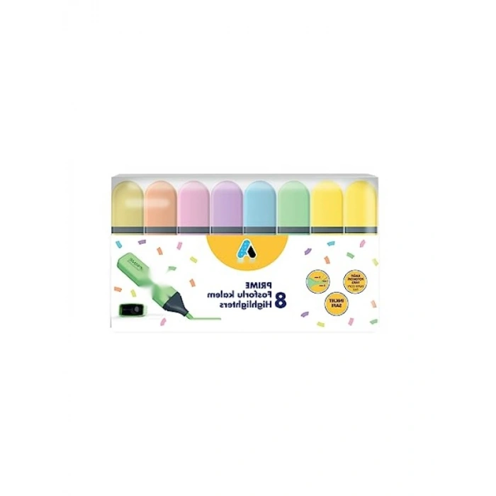 8li Fosforlu Kalem Seti, Su Bazlı Mürekkep