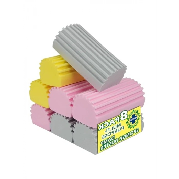8li Nemli Temizleme Süngeri, Çok Amaçlı Fırça