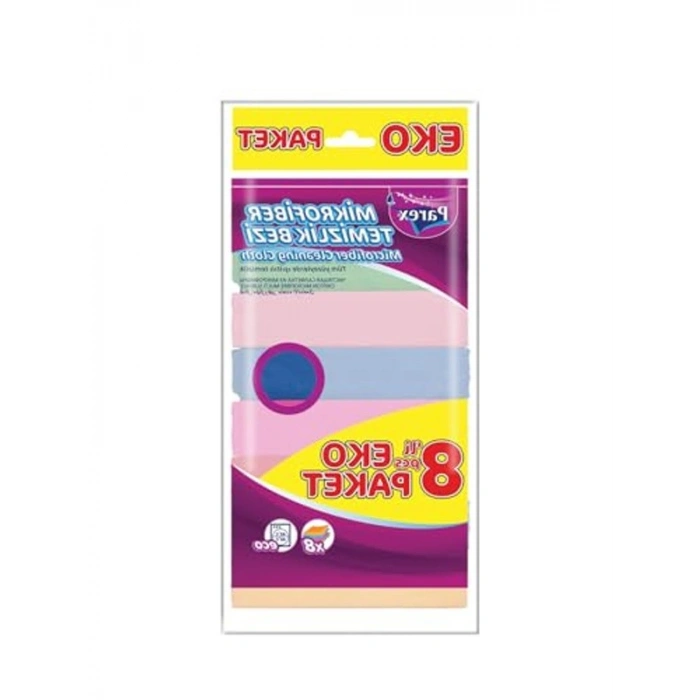 8li Paket Mikrofiber Temizlik Bezi