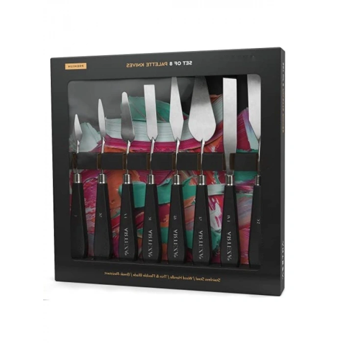 8li Palet Bıçak Seti - Dayanıklı Paslanmaz Çelik
