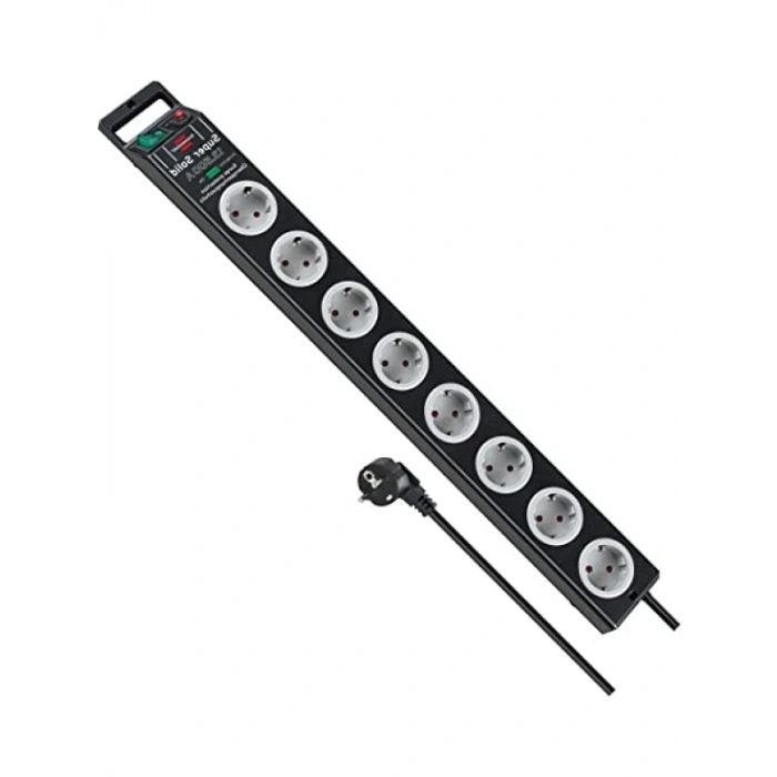 8 Li Priz - 16 A Sigorta ile Yüksek Güvenlik