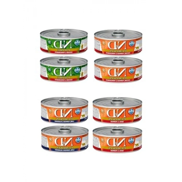 8li Yaş Kedi Maması Seti, Çeşitli Tatlar