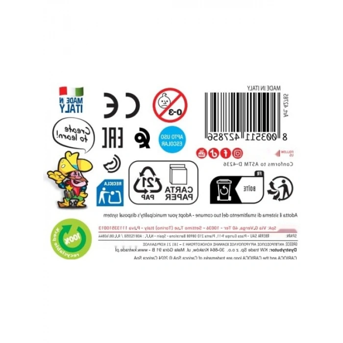 8li Yıkanabilir Fosforlu Keçeli Boya Kalemi