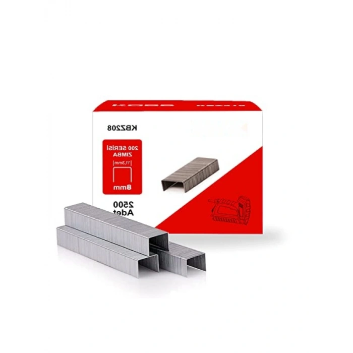 8 mm 2500 Adet Ağır Hizmet Tipi Zımba Teli