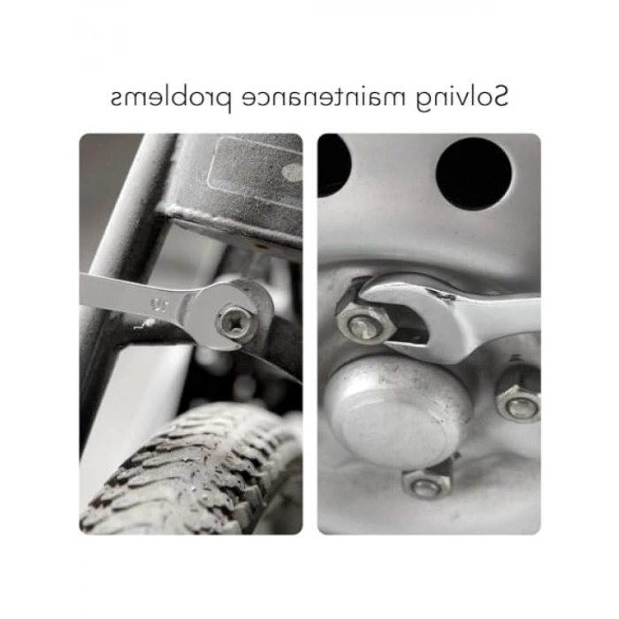 8 Parça Çift Taraflı Anahtar Seti 6-22MM, Taşınabilir Araç Tamir Seti