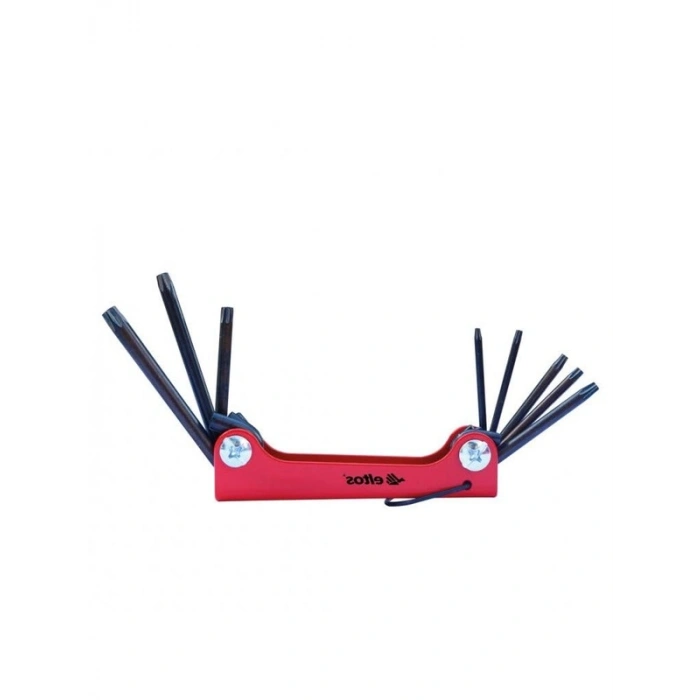 8 Parça Katlanabilir Çakı ve Alyan Seti, Korozyon Dirençli Çelikten