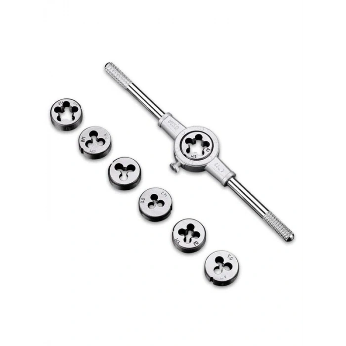 8 Parça Pafta Seti - M3 - M12 Boyutları