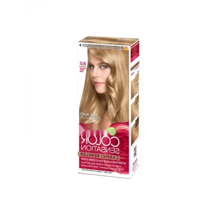 8 Parlak Koyu Sarı Saç Boyası