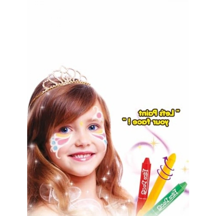 8 Renkli Yüz Boyası Seti