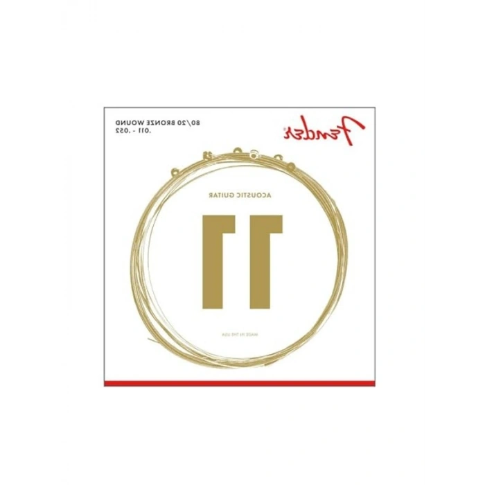 80/20 Bronze Custom Light Akustik Gitar Teli Seti